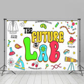 Lofaris Colorful Chemical Equipment The Future Lab Backdrop