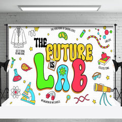 Lofaris Colorful Chemical Equipment The Future Lab Backdrop