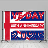 Lofaris British Flag 80th Anniversary 2025 VE Day Backdrop