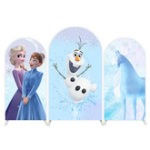 Frozen arch Birthday Party Arch Backdrop Wall Cloth Cover