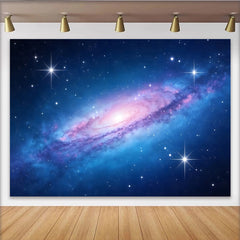 Lofaris Vibrant Cosmic Galaxy Backdrop with Swirling Nebula and Stars, Beautiful Space Background for Studio Photoshoot