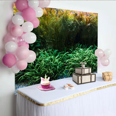 Lofaris Lush Green Aquatic Plant Photography Backdrop, Natural Underwater Studio Background for Professional Photoshoot