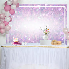 Lofaris Pastel Confetti Frame Backdrop, Purple and Pink Soft Texture Photography Background
