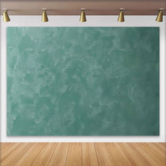 Lofaris Teal Green Abstract Textured Backdrop, Artistic Plaster Photography Background, Professional Studio Prop