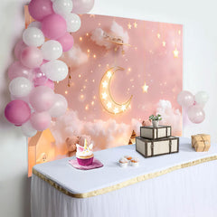 Lofaris Vibrant Hot Pink Balloon Arch Cake Smash Backdrop, Flowers and Gift Boxes Background for Girls Birthday