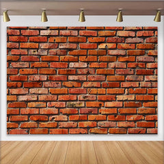Lofaris Realistischer roter Ziegelwand-Hintergrund, für Partys und Fotoshootings, robuste und vielseitige Fotokulisse
