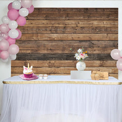 Lofaris Rustikaler Holzhintergrund mit Holzmaserung, Vintage-Holzoptik, ideal für Hochzeit Geburtstag