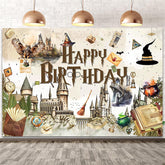 Lofaris Magic Castle Happy Birthday Party Backdrop