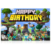 Lofaris Game for Boy Happy Birthday Theme Backdrop