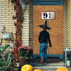 Lofaris Wall Brick 9 And 3/4 Cross Station Theme Backdrop