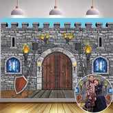 Lofaris Medieval Castle Knight Party Birthday Backdrop