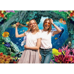 Lofaris Underwater Diving Sea Ocean Birthday Backdrop for Boy