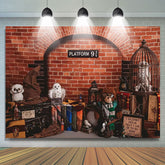 Lofaris Wizard Brick Wall Magic Party Backdrop