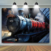 Lofaris Magic Academy Train Theme Party Backdrop