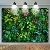 Lofaris Natural Green Forest Photography Backdrop