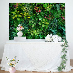 Lofaris Natural Green Forest Photography Backdrop