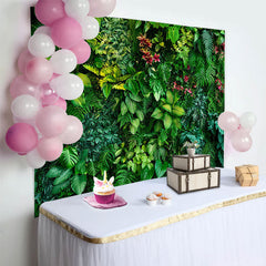 Lofaris Natural Green Forest Photography Backdrop