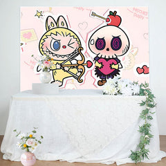 Lofaris Sweet Heart Girls Birthday Party Backdrop