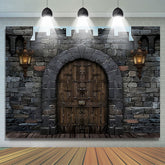 Lofaris Retro Medieval Castle Theme Party Backdrop