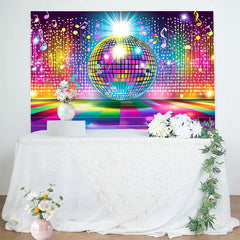 Lofaris Retro Disco Ball Hip-hop Dance Birthday Backdrop