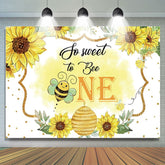 Lofaris Sweet To Bee One Sunflower Birthday Kids Party