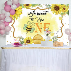 Lofaris Sweet To Bee One Sunflower Birthday Kids Party