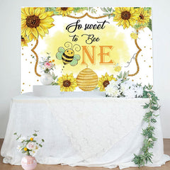 Lofaris Sweet To Bee One Sunflower Birthday Kids Party