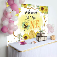 Lofaris Sweet To Bee One Sunflower Birthday Kids Party