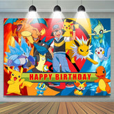 Lofaris Cartoon Happy Birthday Party Backdrop for Boy