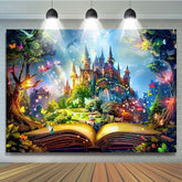 Lofaris Fairy Tale Enchanted Forest Birthday Backdrop