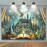 Lofaris Magic Castle Hogwarts Happy Birthday Backdrop