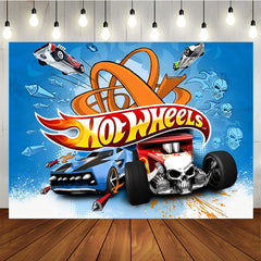 Lofaris Race Car Baby Boy Birthday Party Backdrop