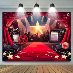 Lofaris Movie Cinema Film Event Birthday Backdrop
