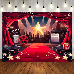 Lofaris Movie Cinema Film Event Birthday Backdrop