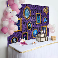 Lofaris Haunted House Gothic Spider Birthday Party Backdrop