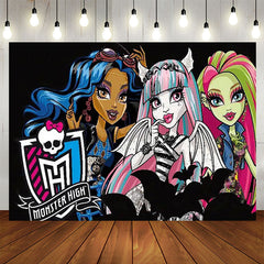 Lofaris MonsterS High Girls Birthday Party Backdrop