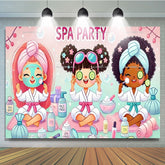Lofaris Pink Lady Spa Party Backdrop For Birthday
