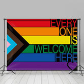Pride LGBT Rainbow Backdrop for Event Celebration