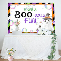 Halloween Have A Boo Bbly Fun Baby Shower Backdrop