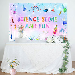 Lofaris Chemical Reagents Science Slime And Fun Backdrop