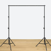 Metal 10x6.5ft/3x2m Adjustable Backdrop Stand with Clips