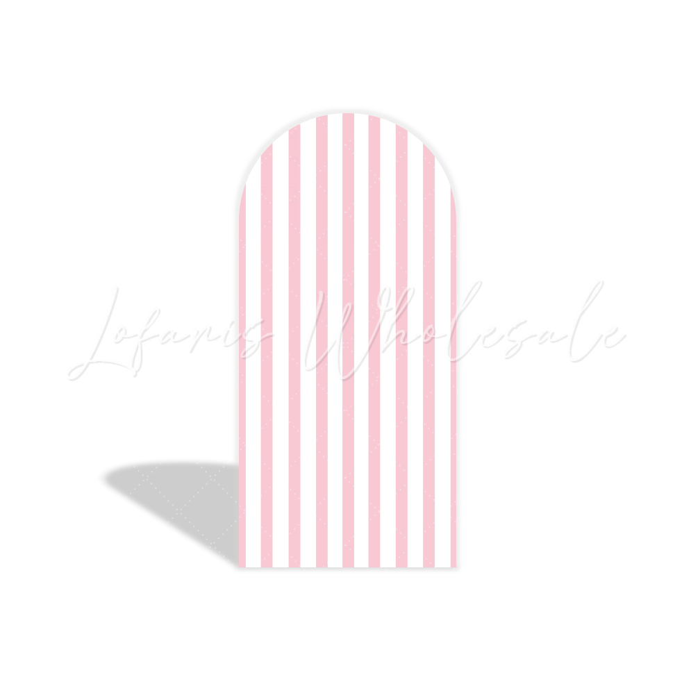 Christening Pink Flora Flower Birthday Party Arch Backdrop Wall Cloth Cover