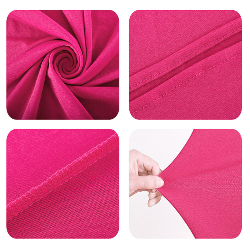 Lofaris (Ship In 24HR) Fushcia Spandex Fit Round Top Backdrop Wedding Arch Cover