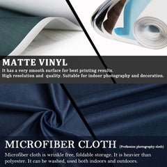 Lofaris Blue Starry Night Forest Camping Birthday Backdrop