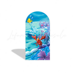 Mermaid arch Birthday Party Arch Backdrop Wall Cloth Cover