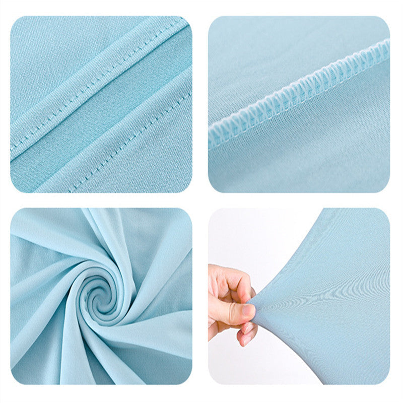 Lofaris Sky Blue Spandex Fit Round Top Backdrop Wedding Arch Cover