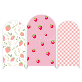 Strawberry arch Birthday Party Arch Backdrop Wall Cloth Cover