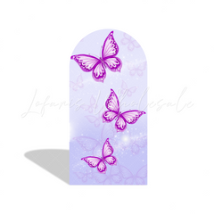 Sweet 15th 16th 18th Butterfly Princess Girl Birthday Party Background Arch Backdrop Wall Cloth Cover