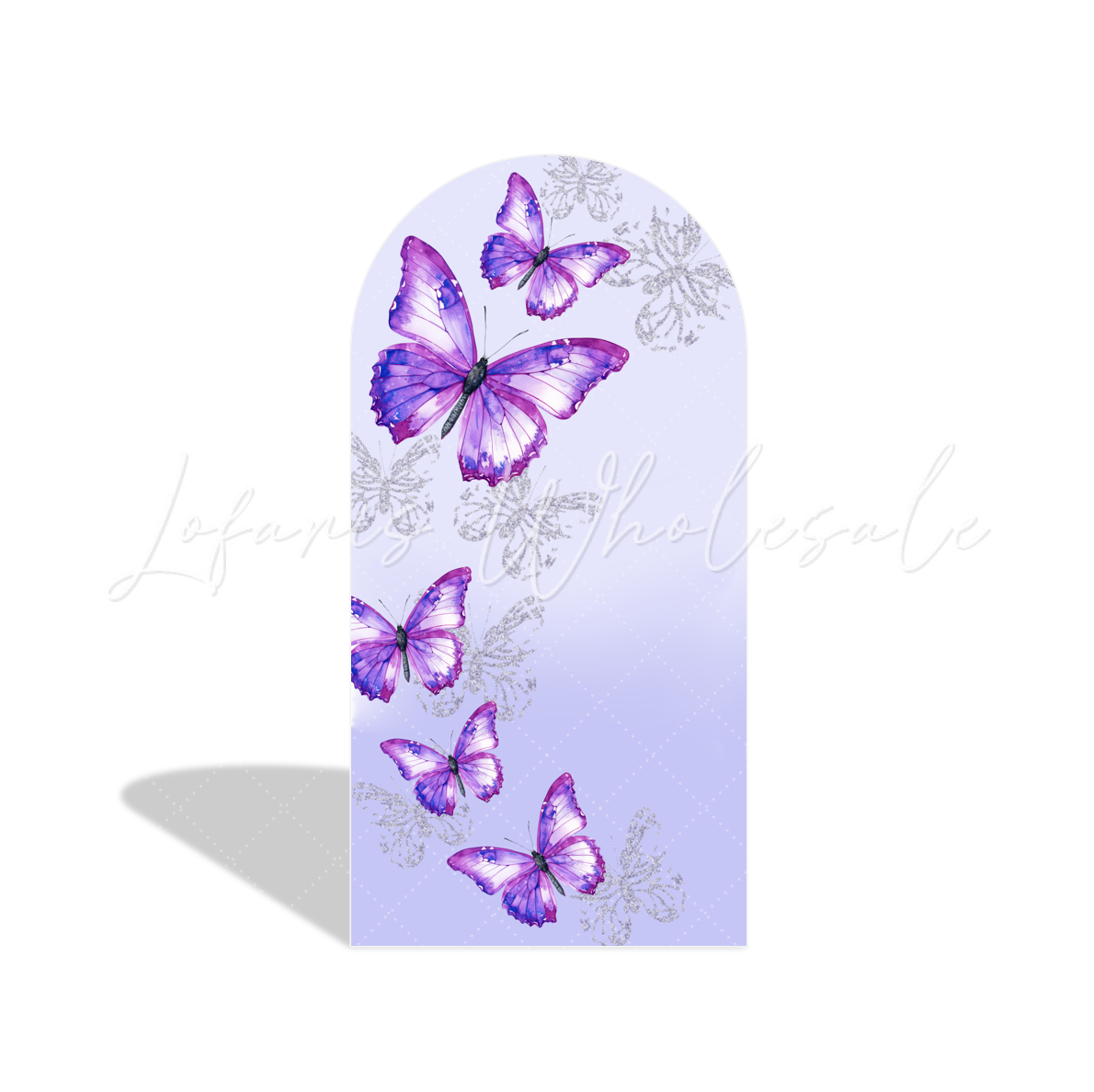 Sweet 15th 16th 18th Butterfly Princess Girl Birthday Party Background Arch Backdrop Wall Cloth Cover