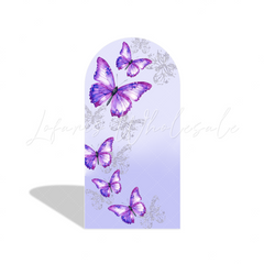 Sweet 15th 16th 18th Butterfly Princess Girl Birthday Party Background Arch Backdrop Wall Cloth Cover